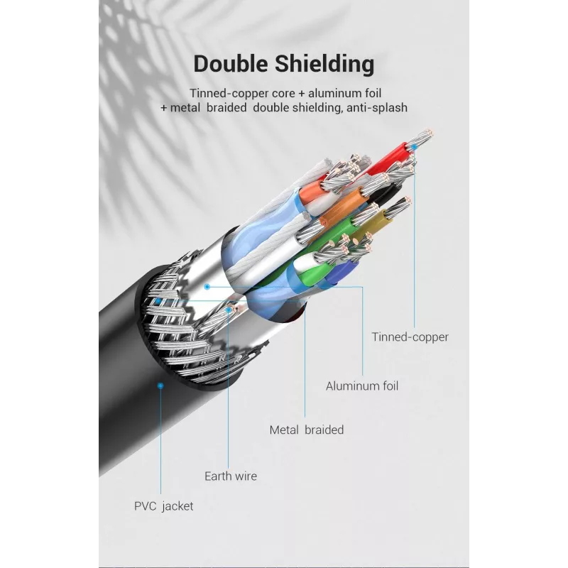 Cable DP to VGA 2M/BLACK Hblbh Vention