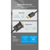 Cable DP to VGA 2M/BLACK Hblbh Vention