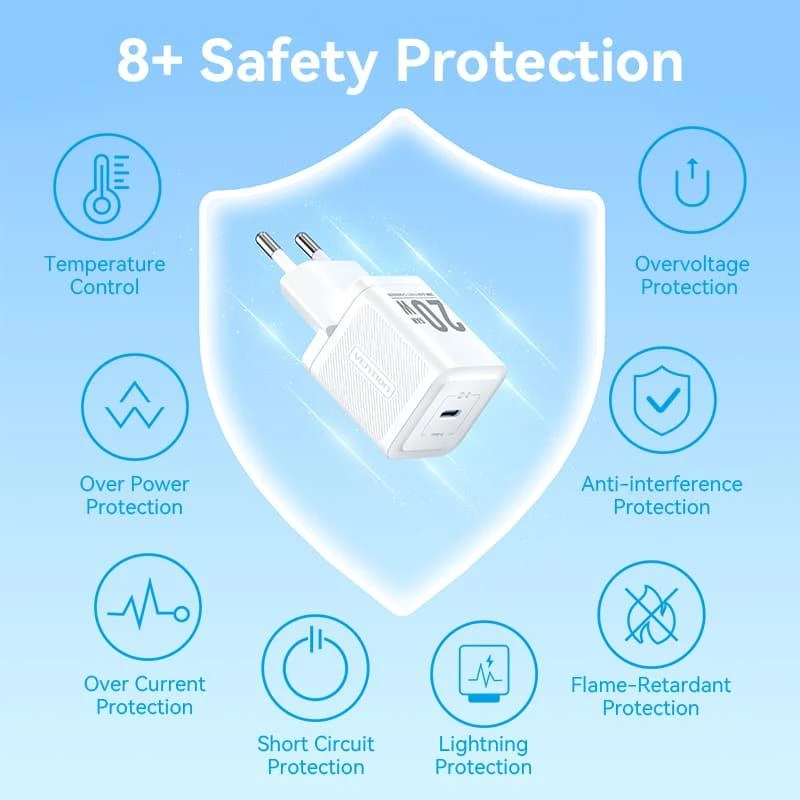 Mobile Charger Wall USB-C/20W TZ-FEPW0-EU-02 Vention