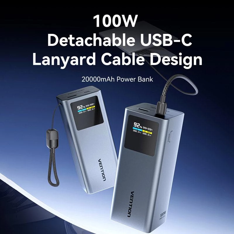 Power Bank USB 20000MAH 100W/FKCH0 Vention