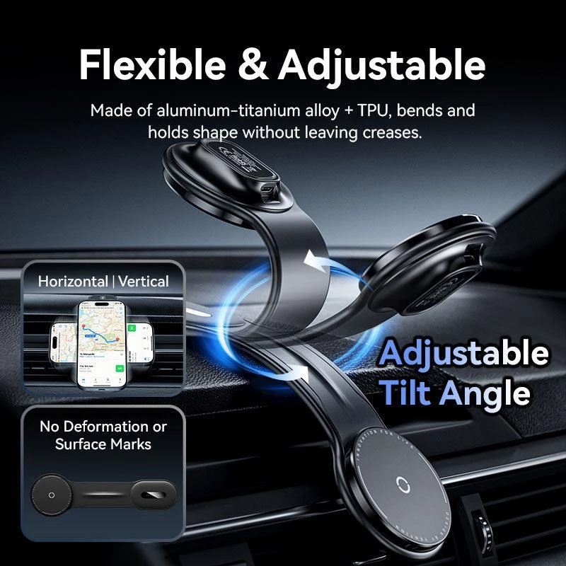 Mobile Charger Car MAGNETIC/WRL Black KSJB0 Vention