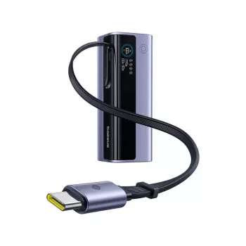 Portable Power Bank Baseus EnerGeek GR11 20000 mAh LiPo 145W, 2× USB-C + 1× USB-A, 20V, Black