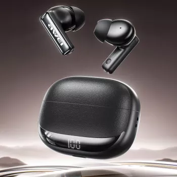 Awei Bluetooth headphones model ANC TA19 TWS with active noise cancellation, true wireless stereo, Bluetooth connectivity