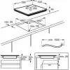 Built-in induction hob Electrolux EIT61443B, 4 zones, touch control