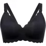 Momcozy YN46 (M) | Bezszwowy Kwiatowy Biustonosz do Karmienia Push-up | Black Floral