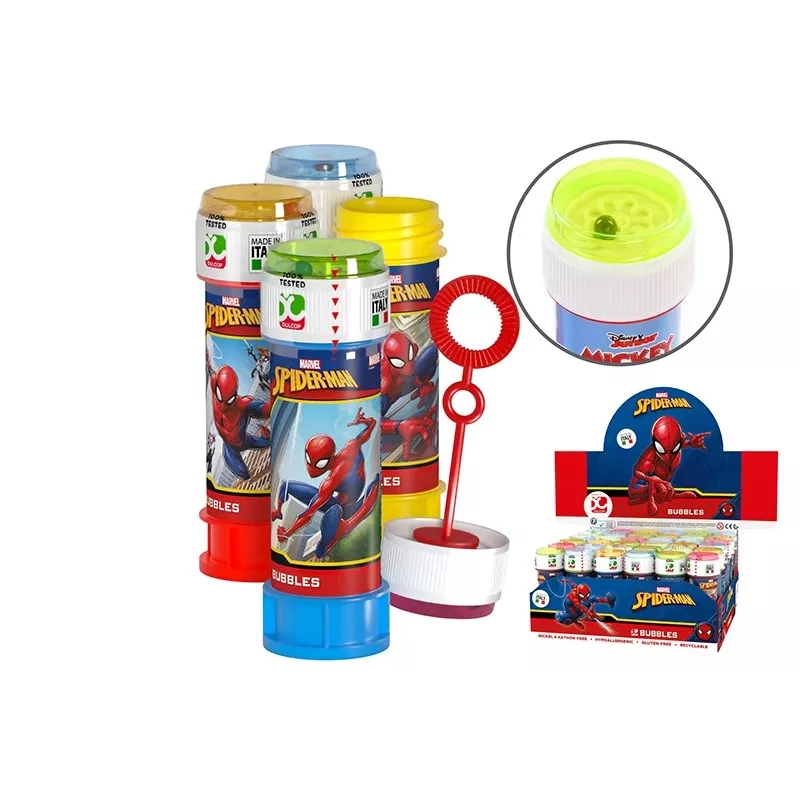 Soap bubbles 60 ml Spiderman display 36 pcs
