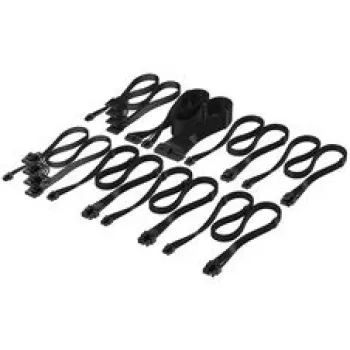 Corsair Premium Sleeved DC Cable Pro Kit, for Type-5-Power Supply - black