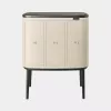 Brabantia Bo Touch Bin 33 L 3 baskets Beige Width 540 mm Depth 312 mm Height 680 mm