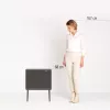 Brabantia Bo Touch Bin 33 L 3 baskets Beige Width 540 mm Depth 312 mm Height 680 mm
