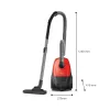 Cylinder vacuum Philips 1000 series XD1111/10, 800 W, dry cleaning, dust bag 3 L, HEPA, 77 dB