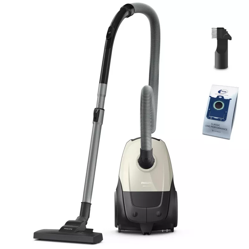 Vacuum Cleaner | PHILIPS | Input power 800 W | Dust capacity 3 L | Cylinder vacuum | Cleaning type Dry | Dust container Dust bag | Colour Black/Beige | XD1101/10