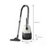 Vacuum Cleaner | PHILIPS | Input power 800 W | Dust capacity 3 L | Cylinder vacuum | Cleaning type Dry | Dust container Dust bag | Colour Black/Beige | XD1101/10