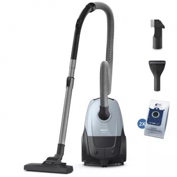 Cylinder vacuum Philips 2000 series XD1142/10 — 800 W, 3 L dust bag, HEPA filter, dry cleaning