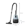 Cylinder vacuum Philips 2000 series XD1142/10 — 800 W, 3 L dust bag, HEPA filter, dry cleaning