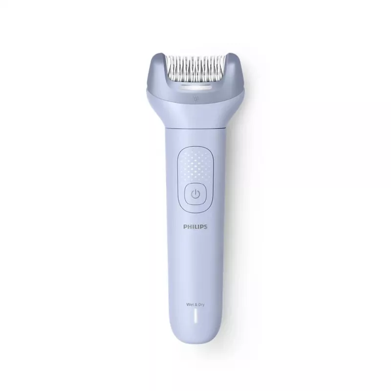 Epilator Philips 8000 Series BRE708/00 — cordless wet & dry, 32 tweezers, 2 speeds, blue