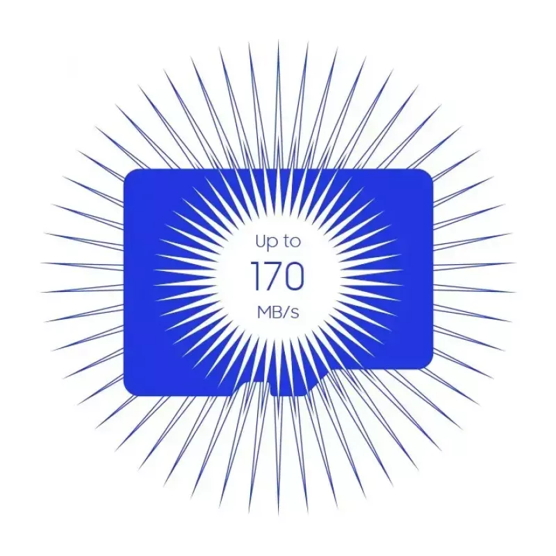 MicroSDXC memory card Samsung T7 128 GB UHS-I U3 V30 170 MB/s Blue