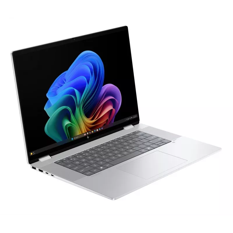 2-in-1 HP OmniBook X Flip NG AI 16-as0003nw laptop, 16 inch 3K OLED touchscreen, 32GB RAM, 1TB SSD, Windows 11 Home, Ultra 7 258V, Glacier Silver