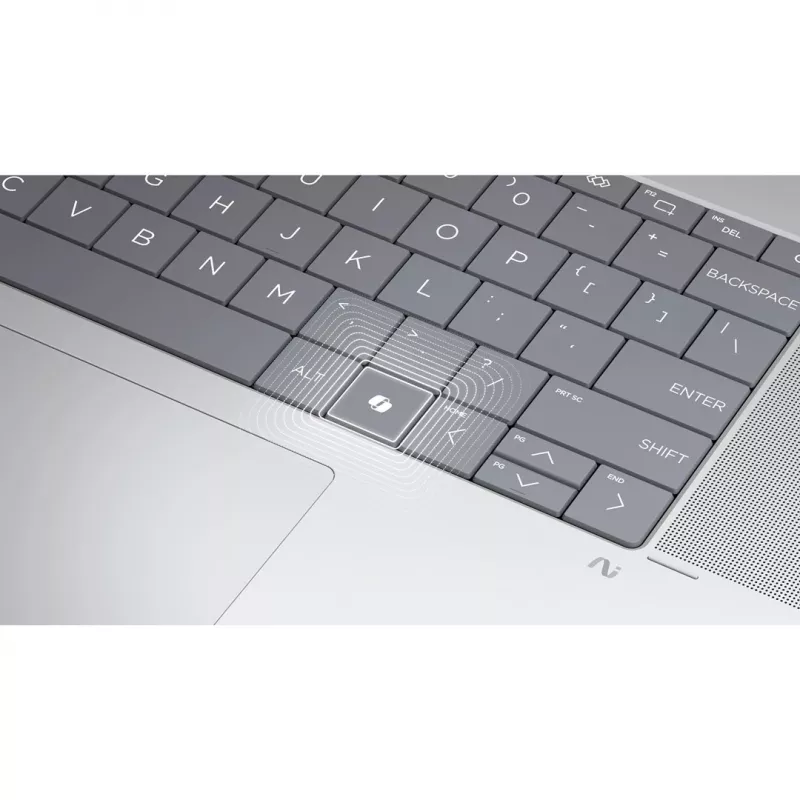 2-in-1 HP OmniBook X Flip NG AI 16-as0003nw laptop, 16 inch 3K OLED touchscreen, 32GB RAM, 1TB SSD, Windows 11 Home, Ultra 7 258V, Glacier Silver