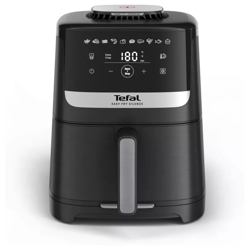 Air Fryer Tefal Easy Fry Silence XL EY5528E0 — XL capacity, hot air fryer, low-noise operation