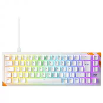 Mechanical Gaming Keyboard Cherry K5 Pro TMR Compact 65% AZERTY RGB Wired USB Orange White