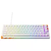 Mechanical Gaming Keyboard Cherry K5 Pro TMR Compact — 65% QWERTY USB Wired, RGB, Magnetic Switch, Orange/White
