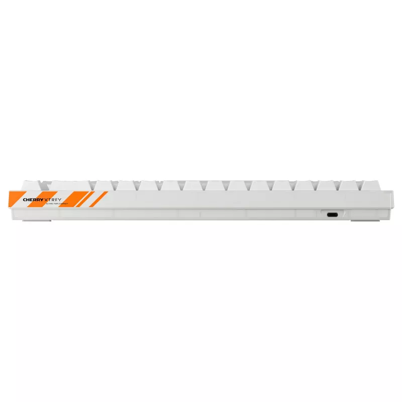 Mechanical Gaming Keyboard Cherry K5 Pro TMR Compact — 65% QWERTY USB Wired, RGB, Magnetic Switch, Orange/White
