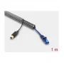 Cable duct / wiring channel DELOCK 22025 16 x 16 mm, length 1 m, grey