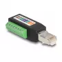 DeLOCK RJ45 plug Cat.5e to Terminal Block Adapter 90° angled