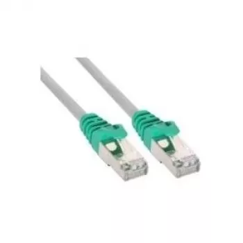 Patch Cable Crossover InLine Cat5e SF/UTP (S-FTP) RJ-45–RJ-45 0.25 m, grey