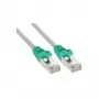 Patch Cable Crossover InLine Cat5e SF/UTP (S-FTP) RJ-45–RJ-45 0.25 m, grey