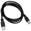 USB 3.2 Gen.1 Cable Type A male / A male InLine 35215 black 1.5m