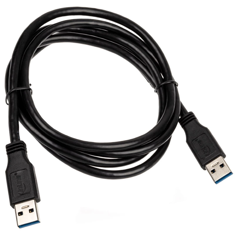 USB 3.2 Gen.1 Cable Type A male / A male InLine 35215 black 1.5m