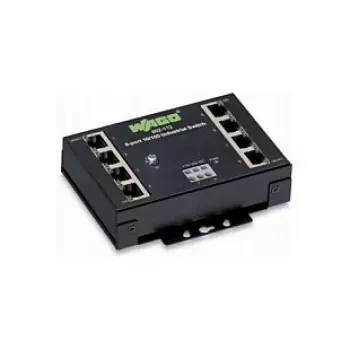 Network switch Wago 852-112 — 8-port Fast Ethernet (10/100), RJ-45, full duplex, 2000 MAC entries