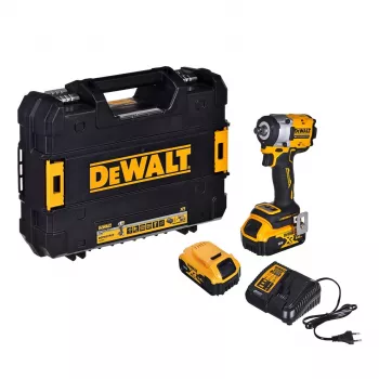 DeWALT 1/2 in 18V, 5Ah Impact Wrench, Euro Plug