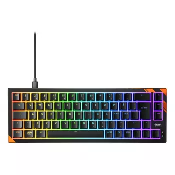 Mechanical Gaming Keyboard Cherry K5 Pro TMR Compact 65% QWERTY Nordic Wired USB RGB Black/Orange
