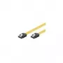 Wentronic goobay - SATA-Cable - Serial ATA 150/300/600 - SATA (W) to SATA (W) - 70cm - latched, Flat (95023)