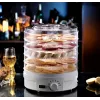 Extralink Home Large Food Dehydrator for Mushrooms, Fruit, Vegetables and Herbs Powerful Pro 500W + 5 Trays 27cm White