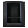 Extralink Lite 12U 530X400 WALL-MOUNTED Rackmount Cabinet Black With Shelf