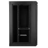 Extralink Lite 12U 530X400 WALL-MOUNTED Rackmount Cabinet Black With Shelf