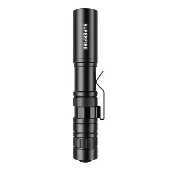 Flashlight Superfire X18 handheld LED torch 55 lm 5 W, compact portable
