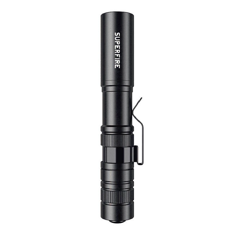 Flashlight Superfire X18 handheld LED torch 55 lm 5 W, compact portable
