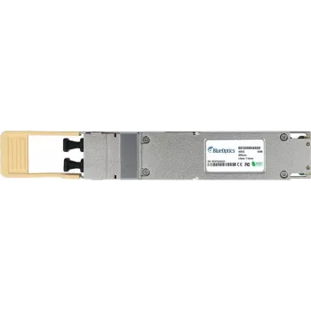 OSFP Transceiver BlueOptics P49386-001-BO, MPO/MTP-12 APC, Flat Top, 400GBASE-VR4, Multimode 850nm, 50m, DDM