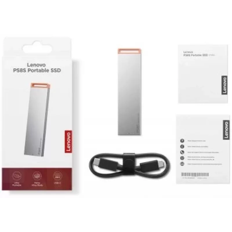 External solid state drive Lenovo 4XB1T88412 1 TB USB Type-C 3.2 Gen 2 (Grey)