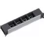 Power Extension Bachmann 909.000 Indoor Black Aluminium