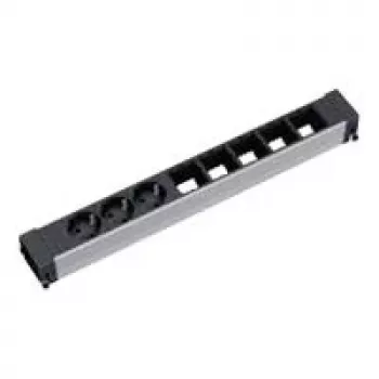 Power Extension 3 AC Outlets Bachmann 909.006 Black Silver