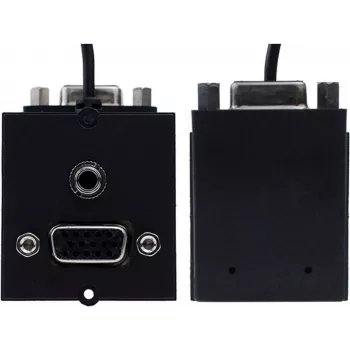 Socket-outlet VGA + RCA Bachmann 917.058 audio-visual connectivity