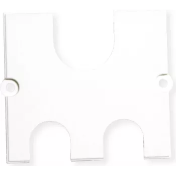 Cable grommet Bachmann 917.0821, white — desk/counter cable outlet