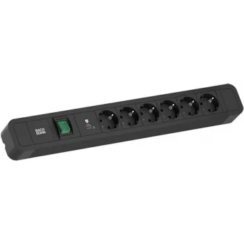 Power Strip Bachmann PRIMO 2 Black 6 AC outlets 2 m