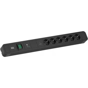 Power Strip Bachmann PRIMO 2 Black 6 AC outlets 2 m