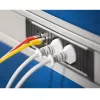 Power Outlet Bachmann STEP ALU 1x USB 1x custom module 2x power outlet